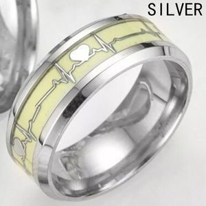 Luminous Heartbeat Engagement Ring